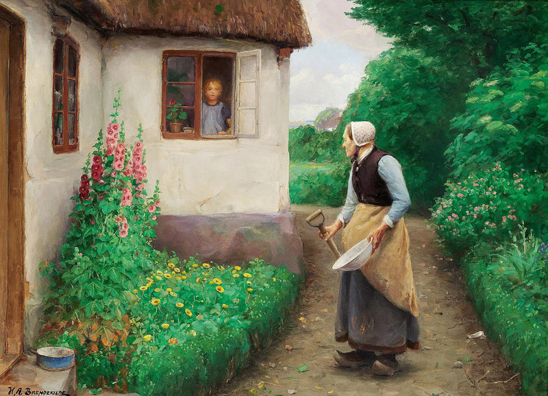 Утреннее обсуждение. - Х. А. Брендекильде