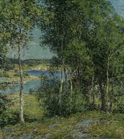 Une famille de bouleaux - Willard Metcalf - Alpha Reproduction