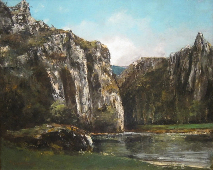 Глубокая долина в Юре - Гюстав Курбе