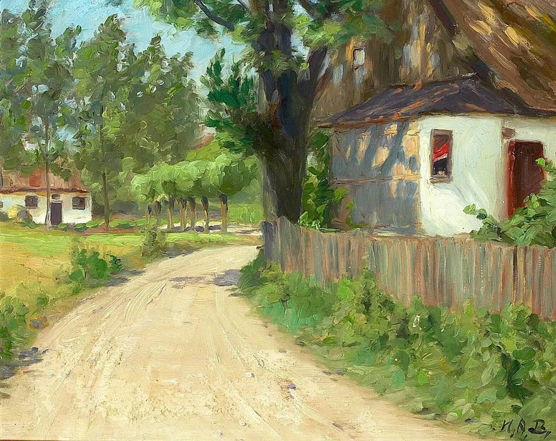 Летний день в деревне Фионии. - Х. А. Брендекильде