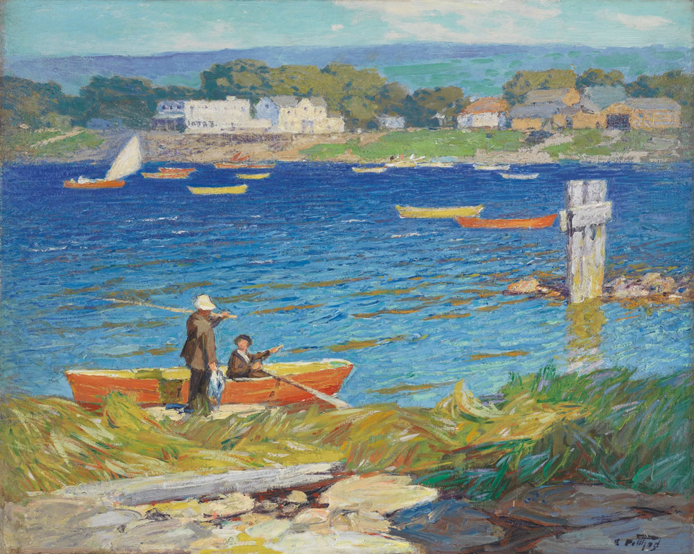 UNE JOURNÉE DE PÊCHE - Edward Henry Potthast - Alpha Reproduction
