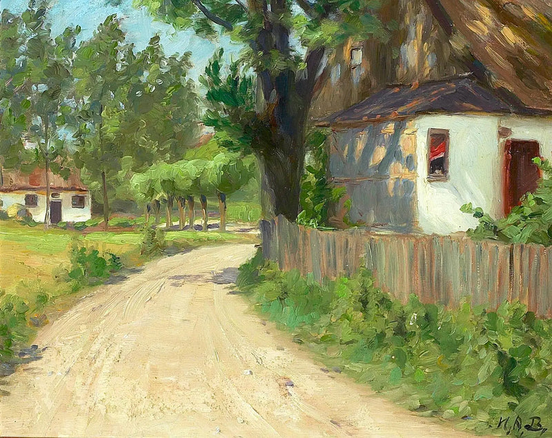 Летний день в деревне Фионии. - Х. А. Брендекильде