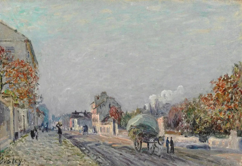 Улица в Марли - Альфред Сислеи