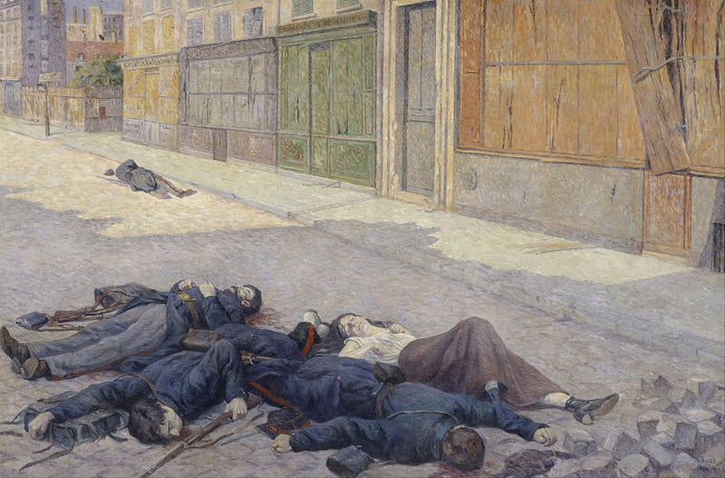 Улица Парижа в мае 1871 года - Максимилиен Люс