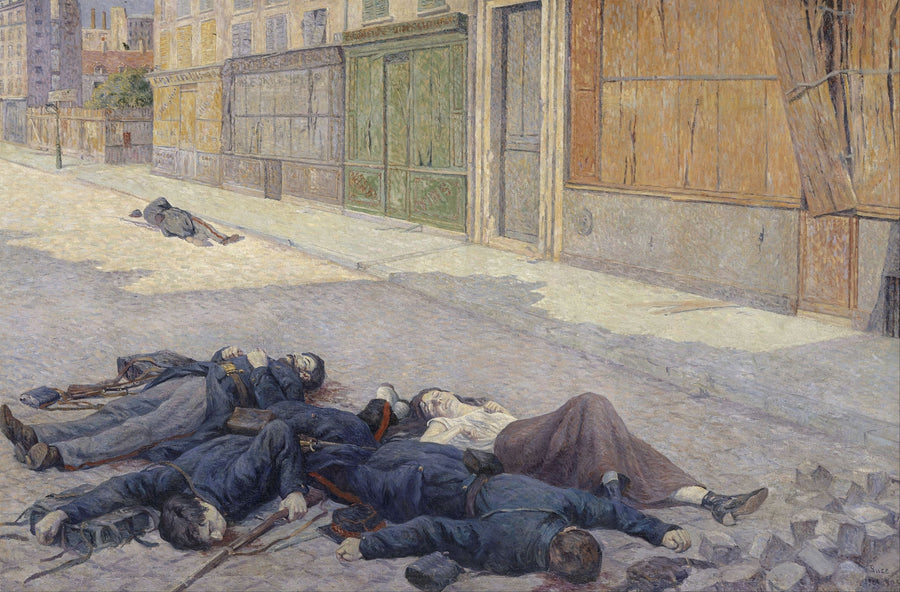 Улица Парижа в мае 1871 года - Максимилиен Люс