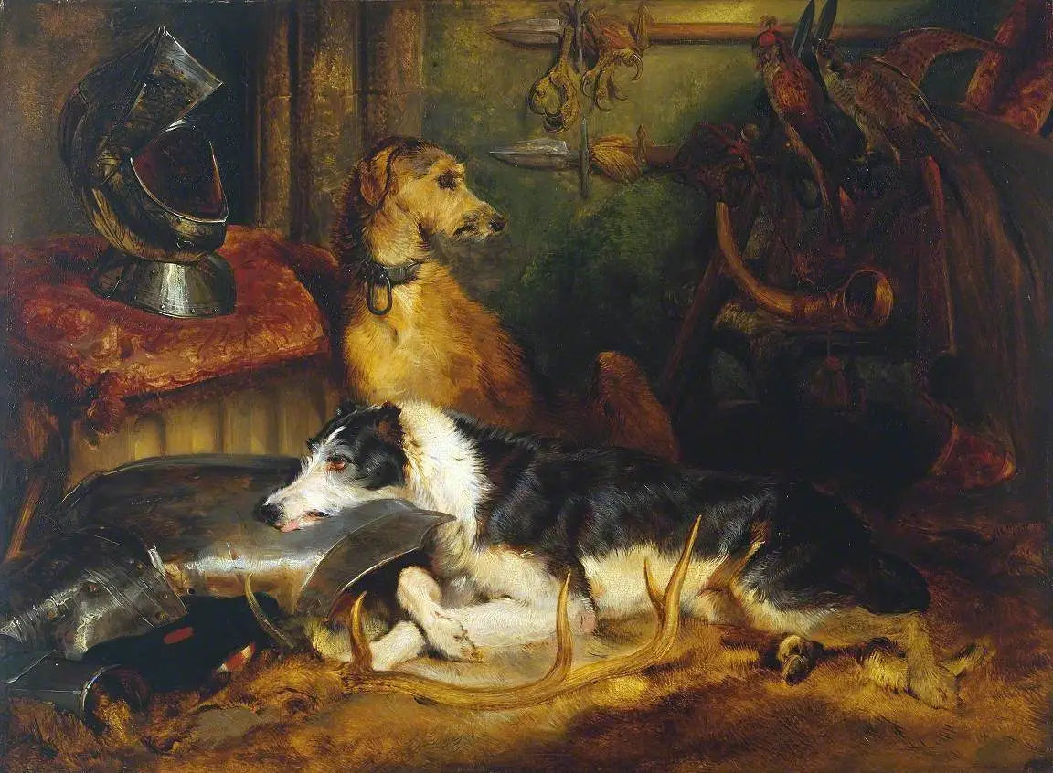 Une scène à Abbotsford - Edwin Henry Landseer - Alpha Reproduction