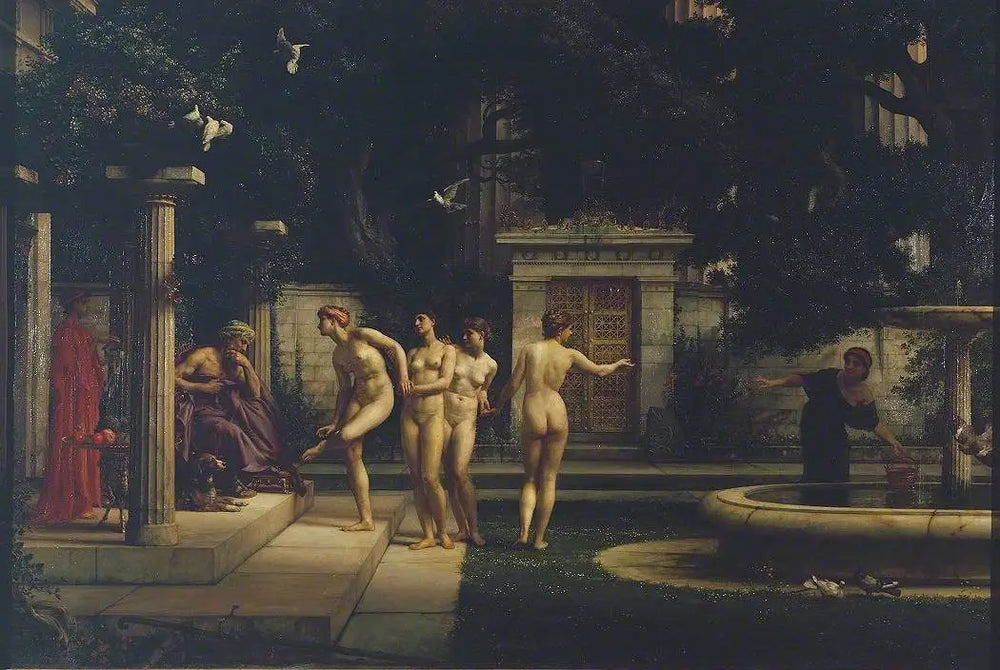 Une visite à Esculape - Edward Poynter - Alpha Reproduction