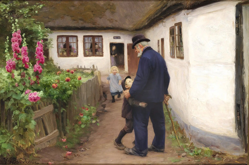 Визит дедушки. - Х. А. Брендекильде
