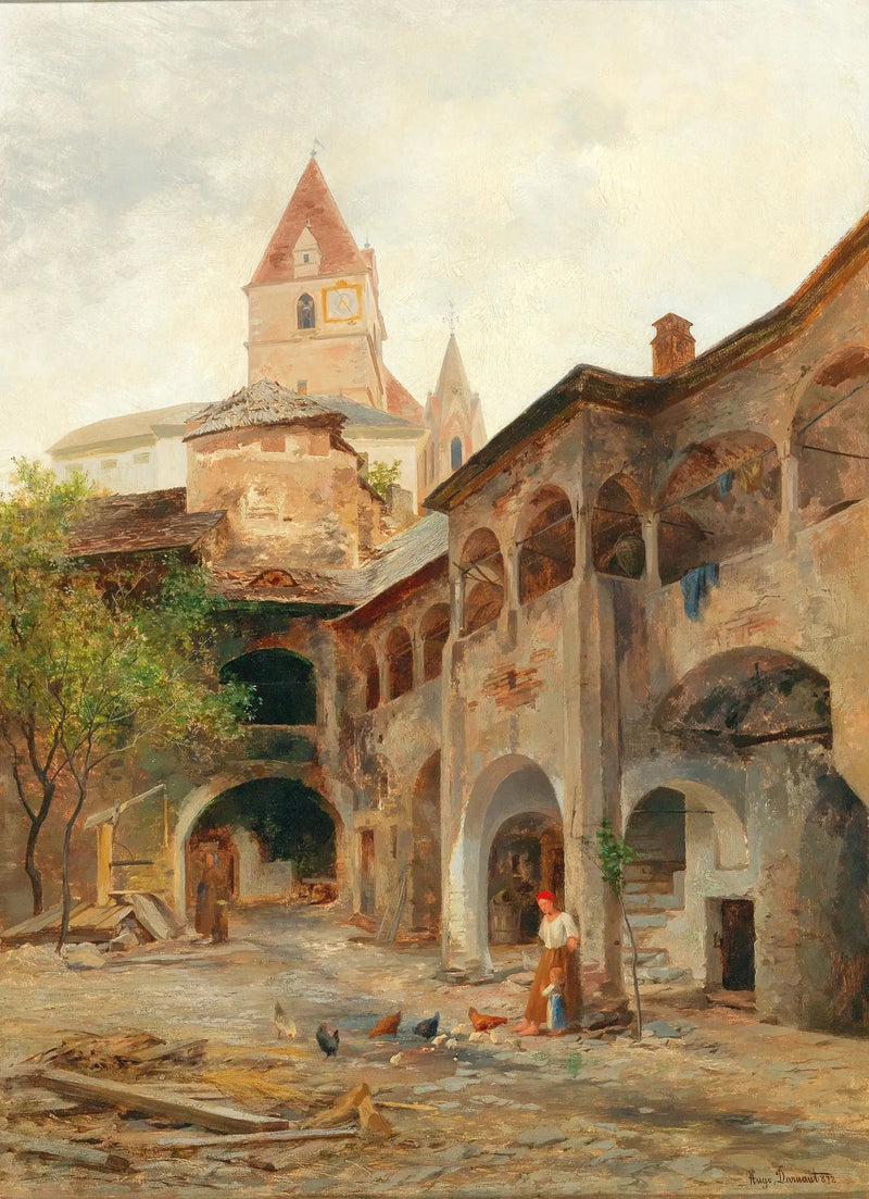 Вид на Theissenhoferhof в Вайсенкирхене - Гуго Дарнаут