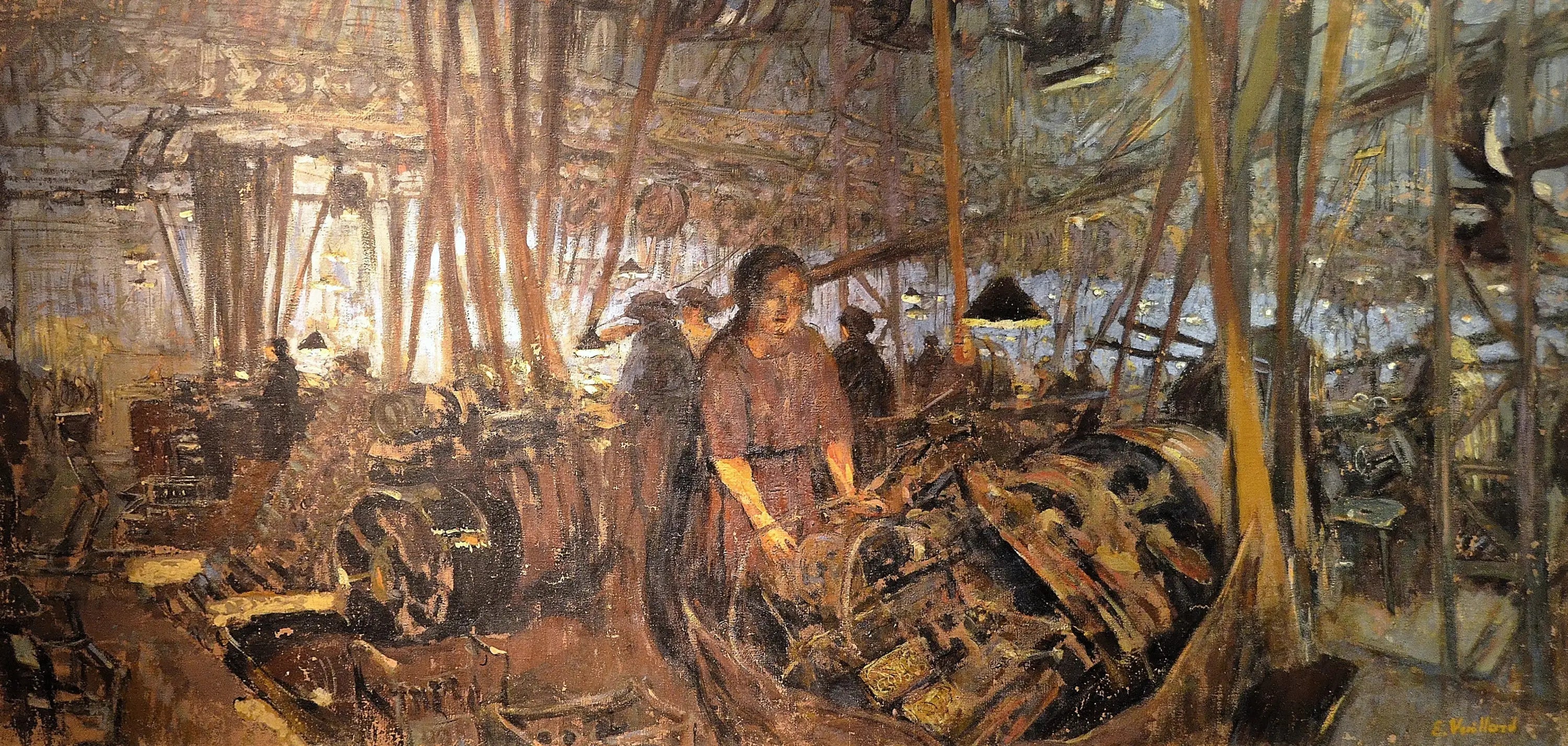 Usine de fabrication d’armement à Lyon: les tours - Édouard Vuillard - Alpha Reproduction