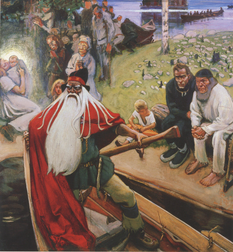 Le Départ de Väinämöinen - Akseli Gallen-Kallela