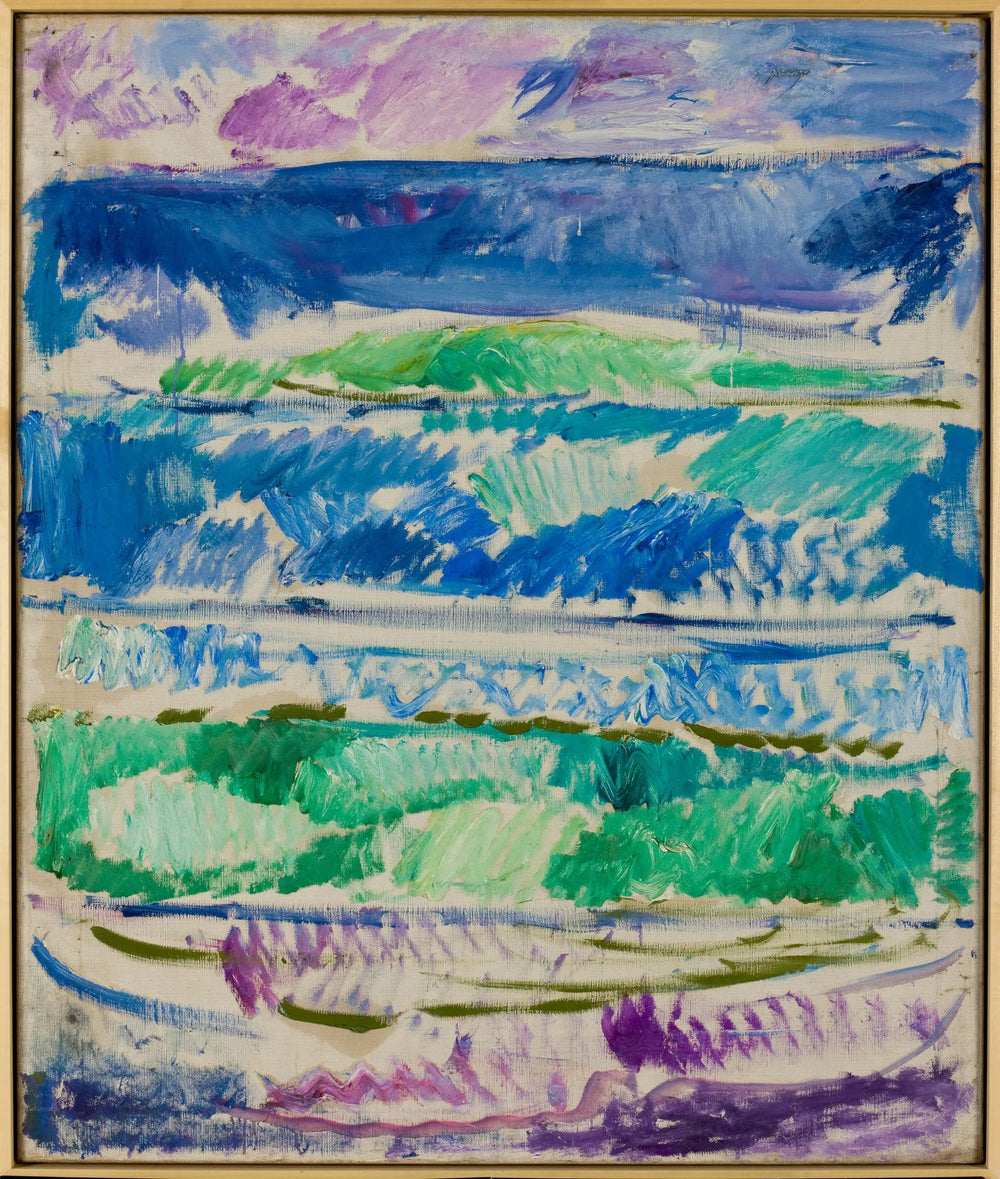 Vagues - Edvard Munch image 1 reproduction artisanale de tableau