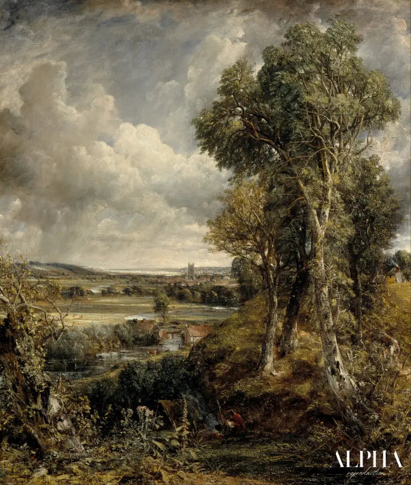 Vallée de Dedham - John Constable - Reproductions de tableaux et peintures haut de gamme