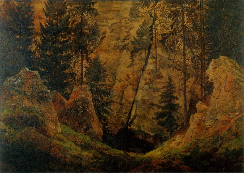 Скальная долина - Каспар Давид Фридрих
