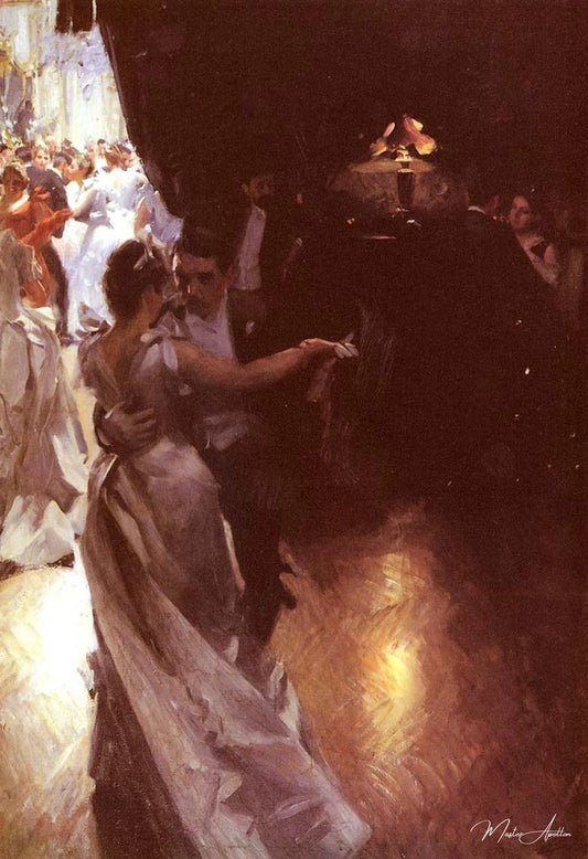 Valse, 1891 - Anders Zorn - Reproductions de tableaux et peintures haut de gamme