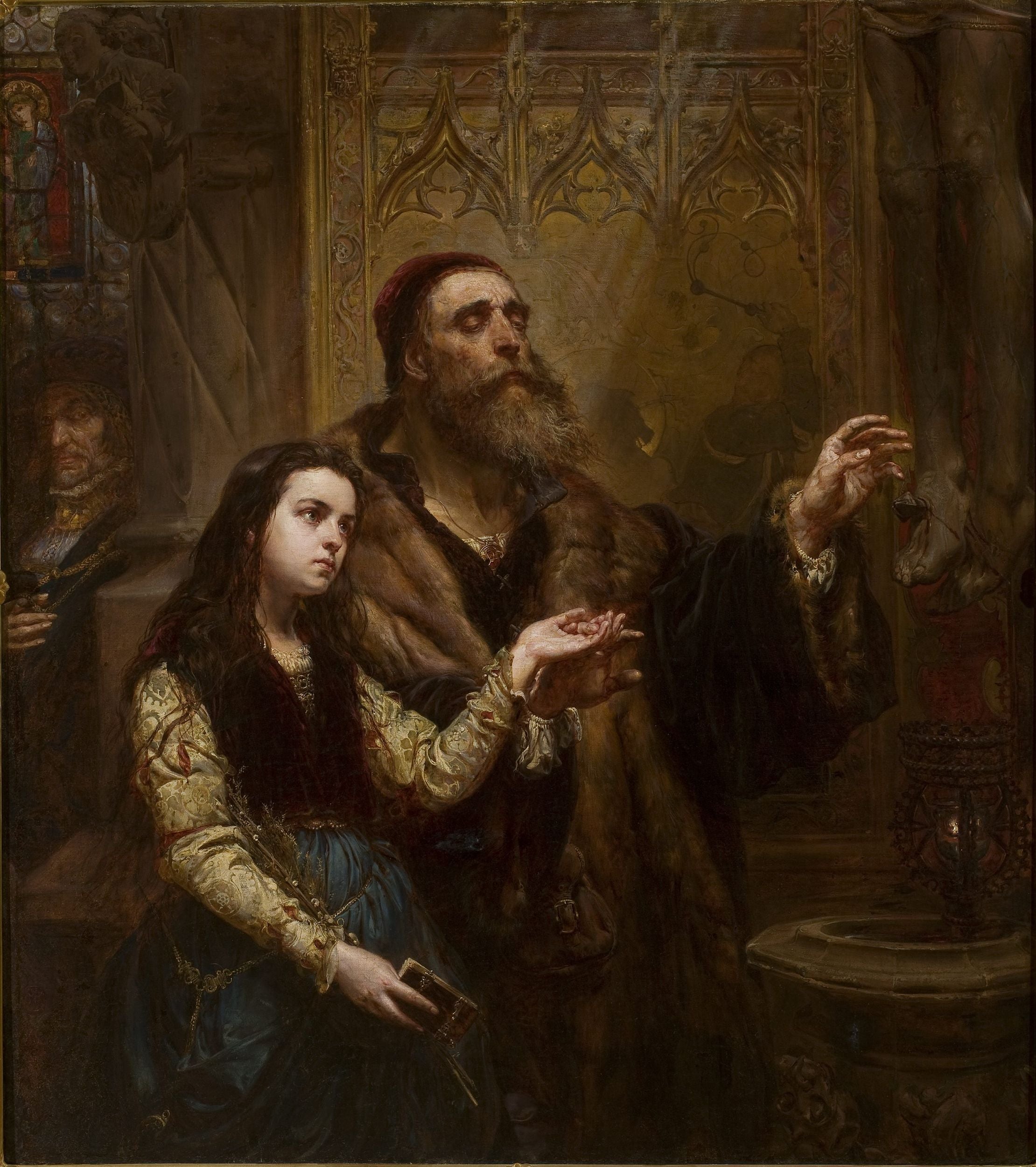 Veit Stoss aveugle avec sa petite-fille - Jan Matejko - Alpha Reproduction