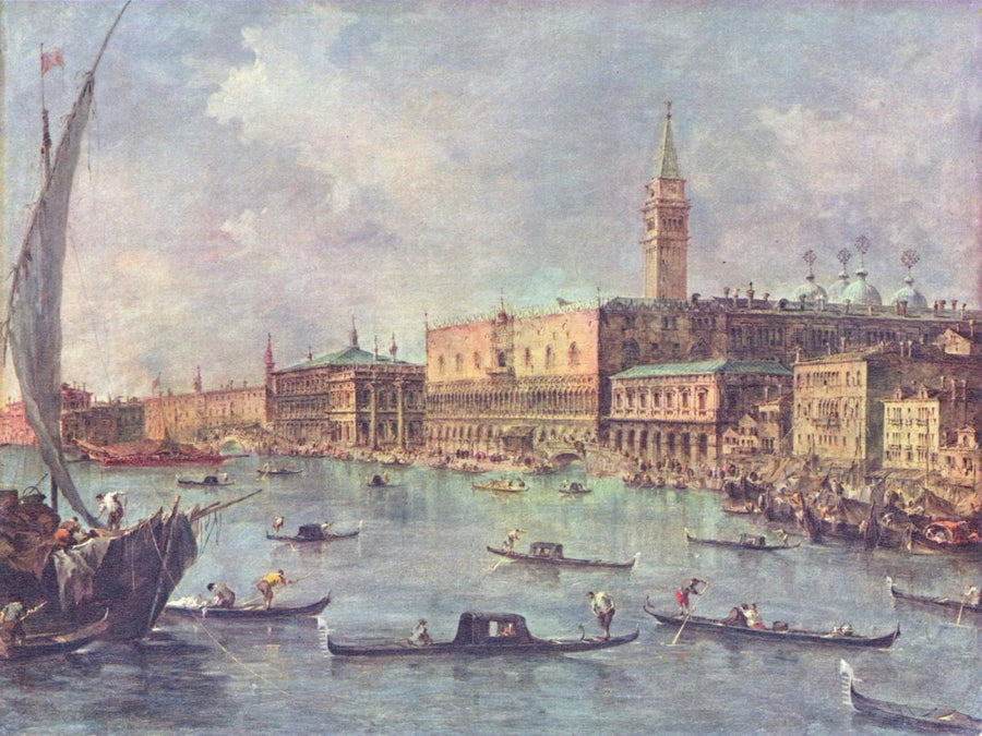 Venise : дворец дожей и Моло - Франческо Гварди