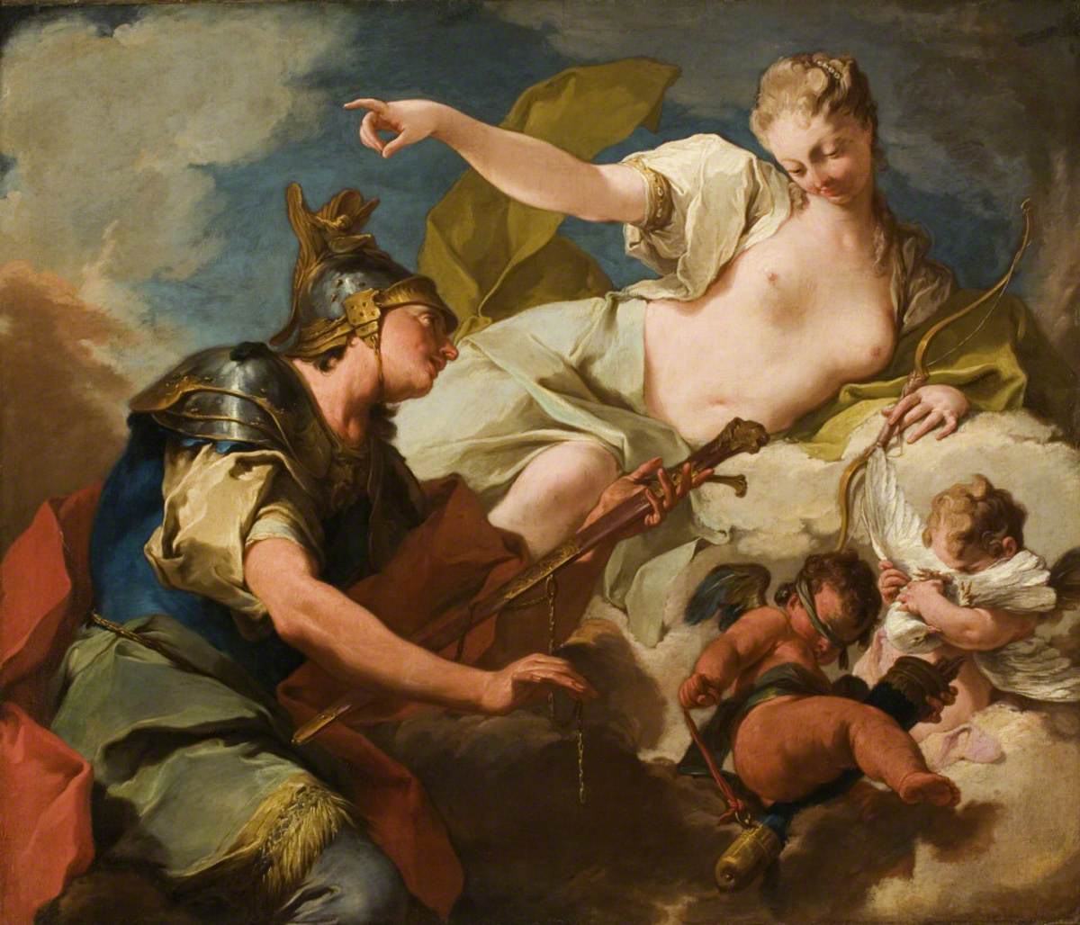 Vénus donne des armes à Énée - Giovanni Battista Pittoni - Alpha Reproduction