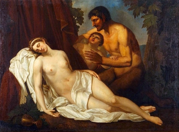 Венера в состоянии опьянения от сатиры («La Nuda») - Аннибале Каррачи