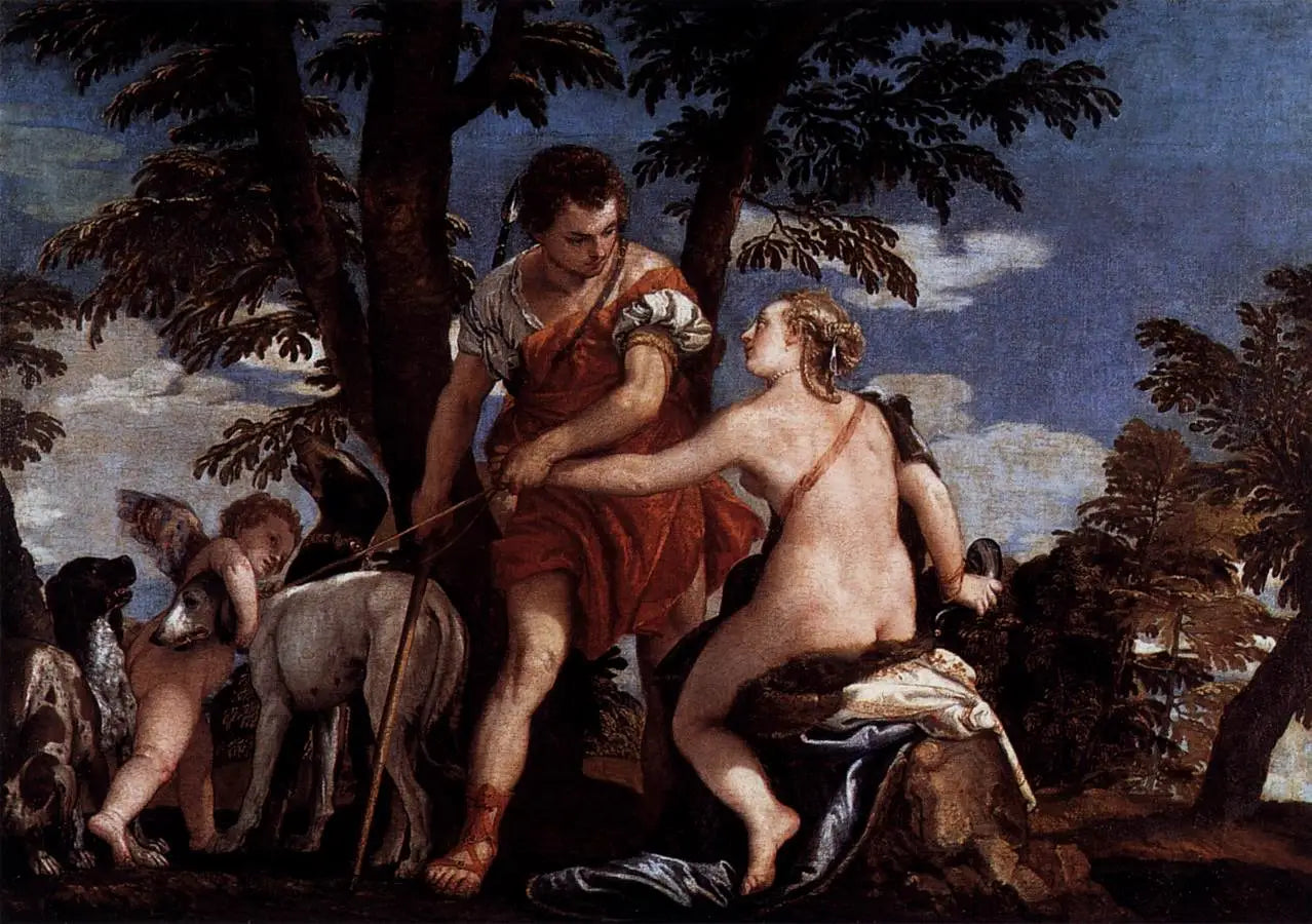 Vénus et Adonis - Paul Véronèse - Alpha Reproduction