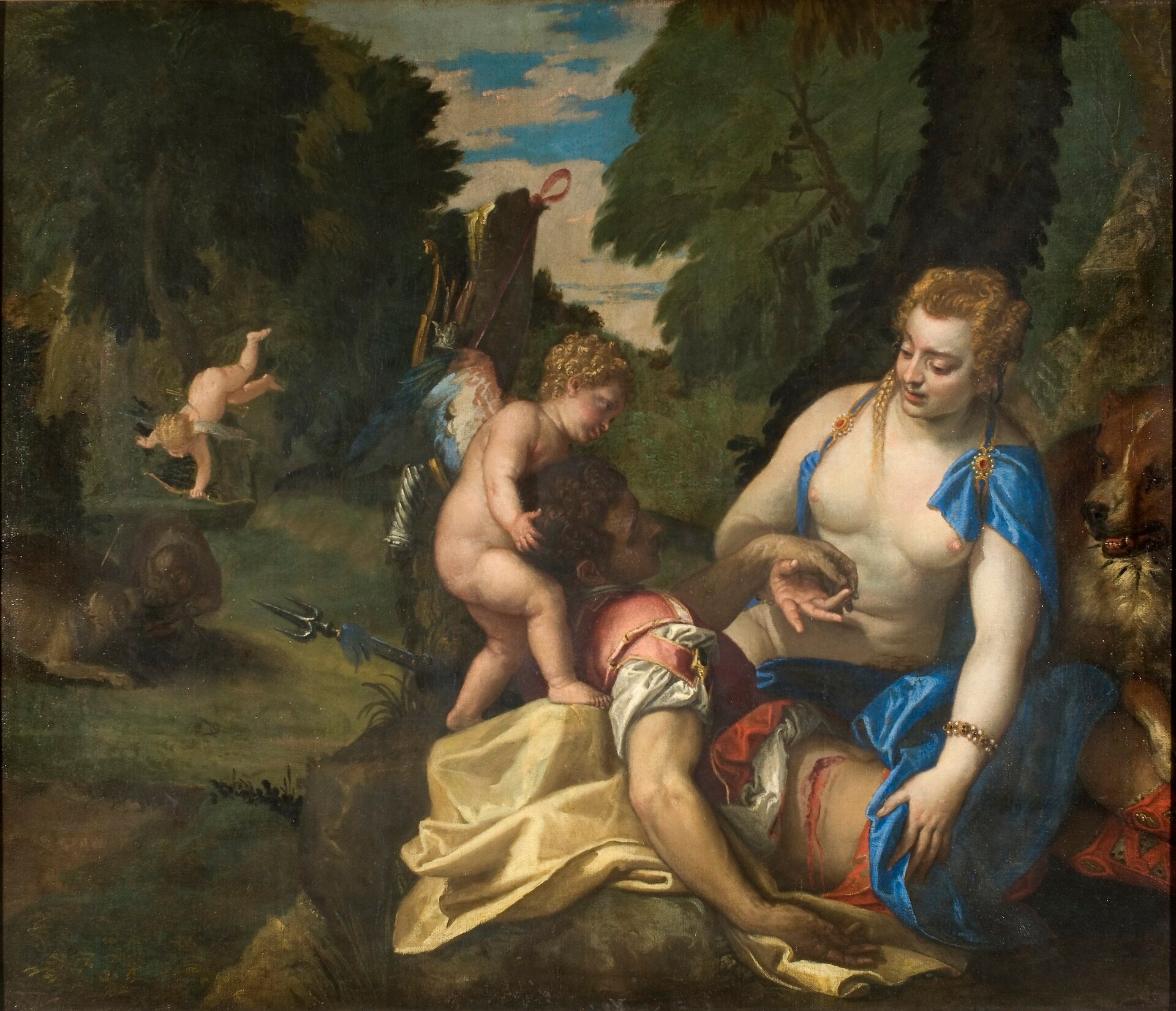Vénus pleurante Adonis - Paul Véronèse - Alpha Reproduction