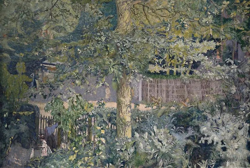 Verdure (Feuillage. Chêne et vendeur de fruits) - Édouard Vuillard - Alpha Reproduction