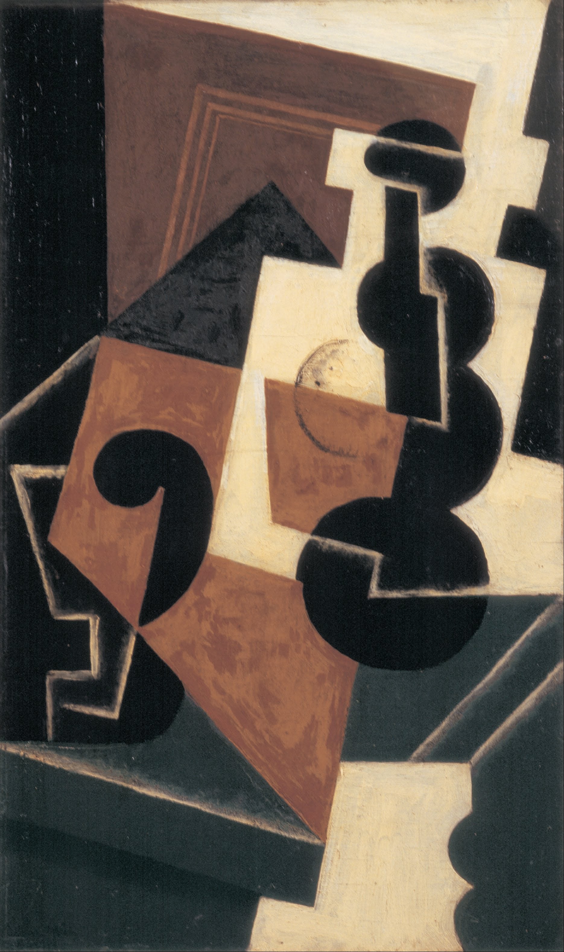 Verre et bouteille d’eau - Juan Gris - Alpha Reproduction