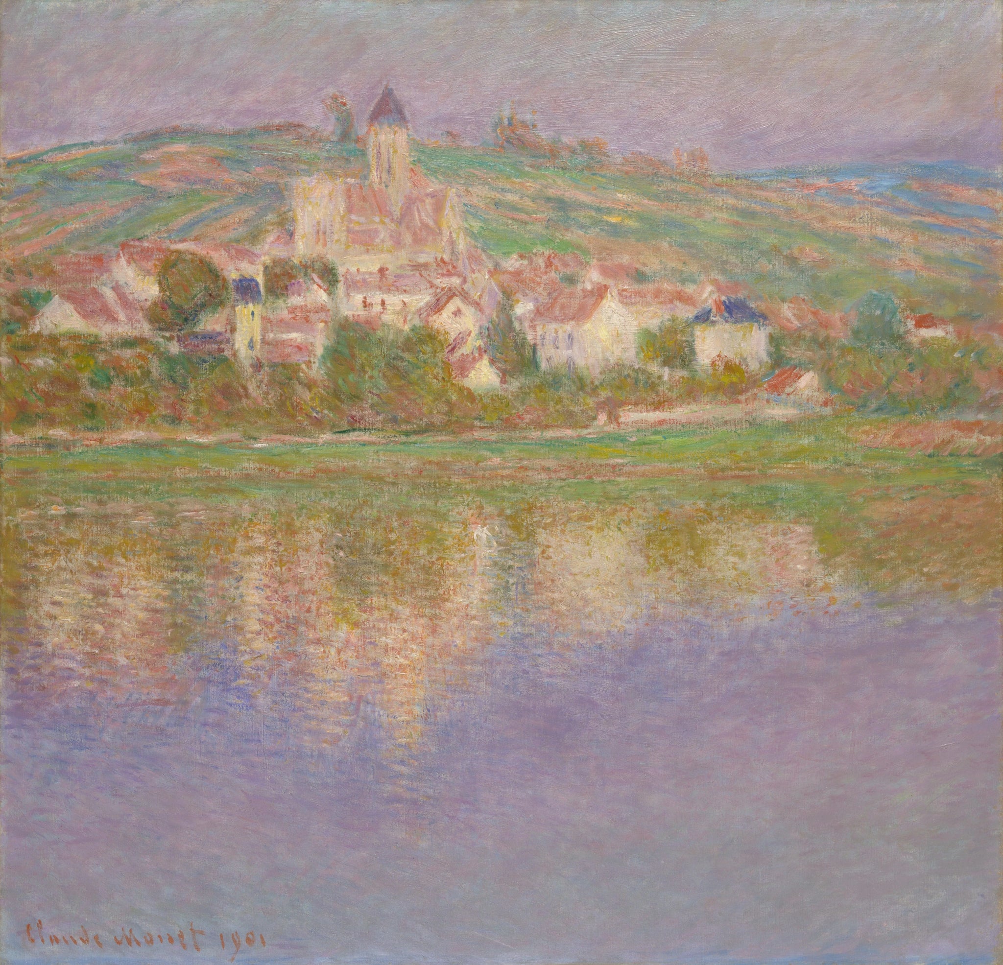 Vétheuil de Claude Monet, 1901 – Art Institute of Chicago 1933.447, Wildenstein 1643