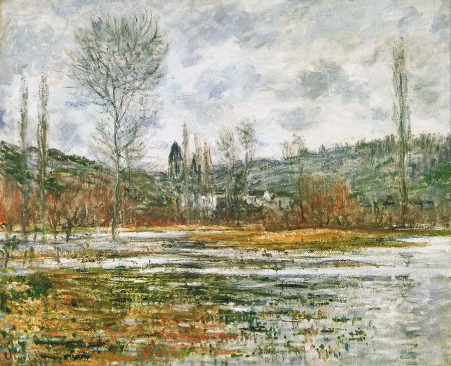 Ветёй, затопленная луга - Клод Моне