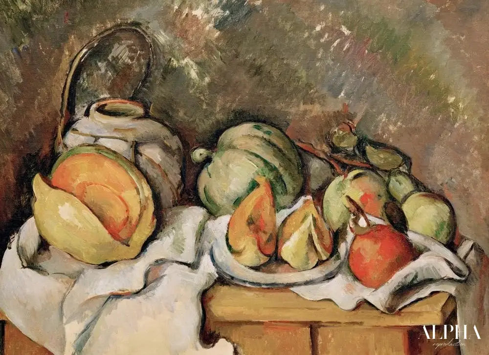 Vie morte - Paul Cézanne - Reproductions de tableaux et peintures haut de gamme