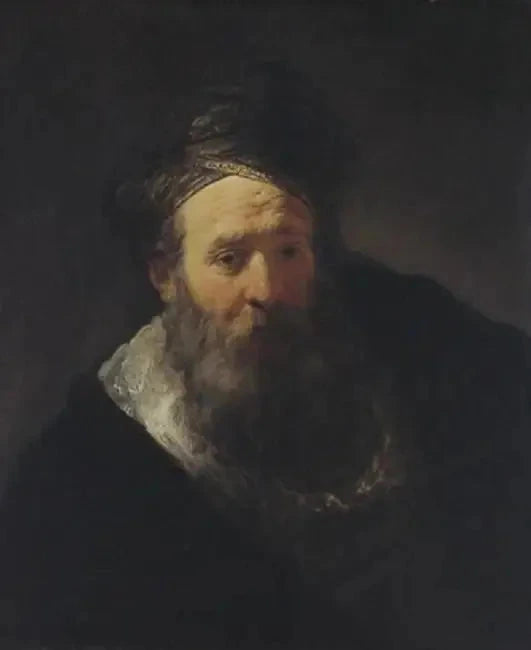 Vieil homme à la barbe et au turban — Rembrandt