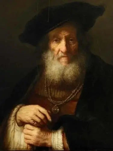 Vieil homme en riche costume, dit Boaz — Rembrandt, 1643, Woburn Abbey