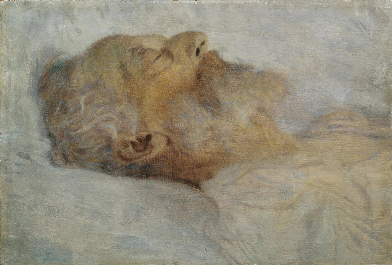 Старик на смертном одре - Gustav Klimt