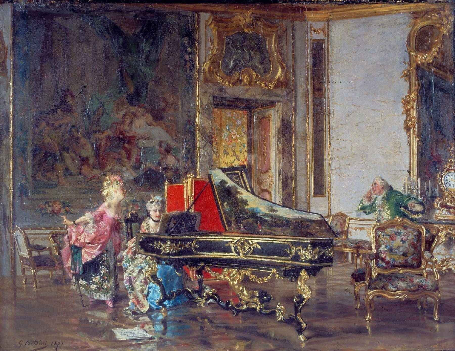 Vieille chanson (I) - Giovanni Boldini - Alpha Reproduction