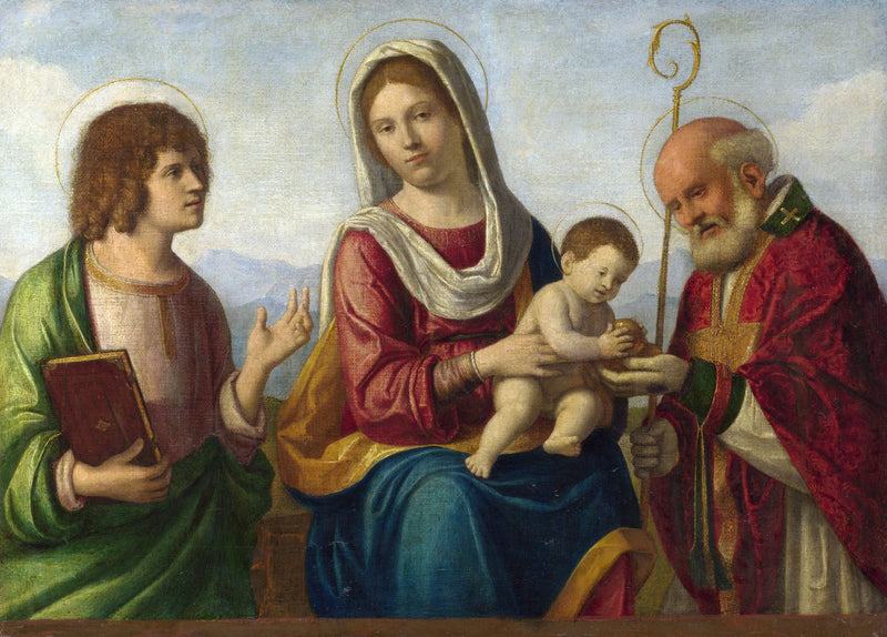 Дева с Младенцем и святые - Cima da Conegliano