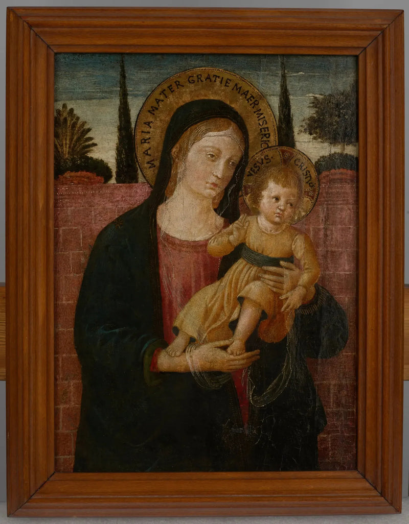 Дева Мария с Младенцем - Беноццо Гоццоли