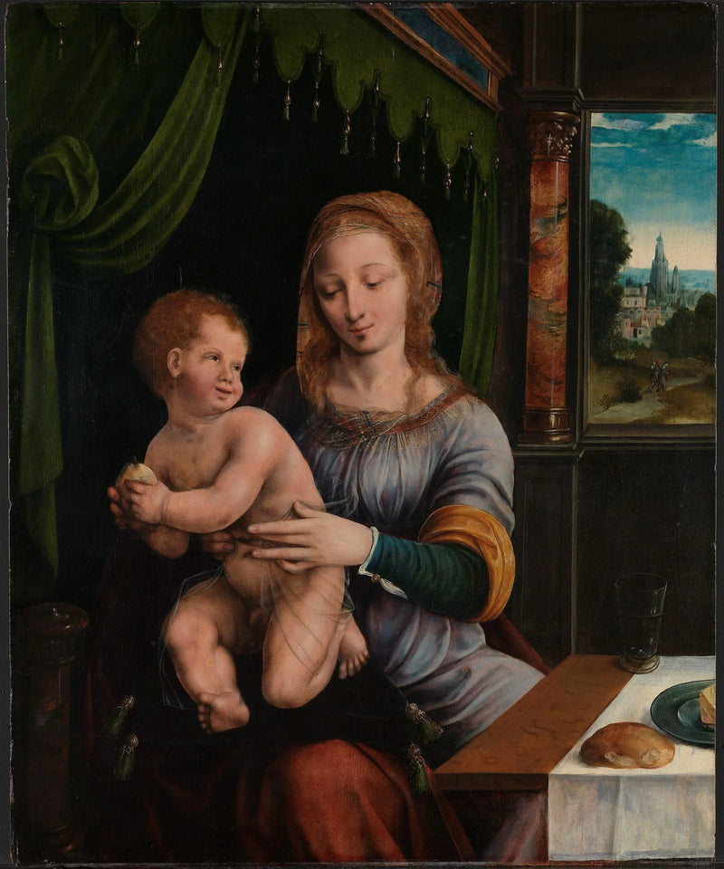 Дева Мария с Младенцем - Joos van Cleve