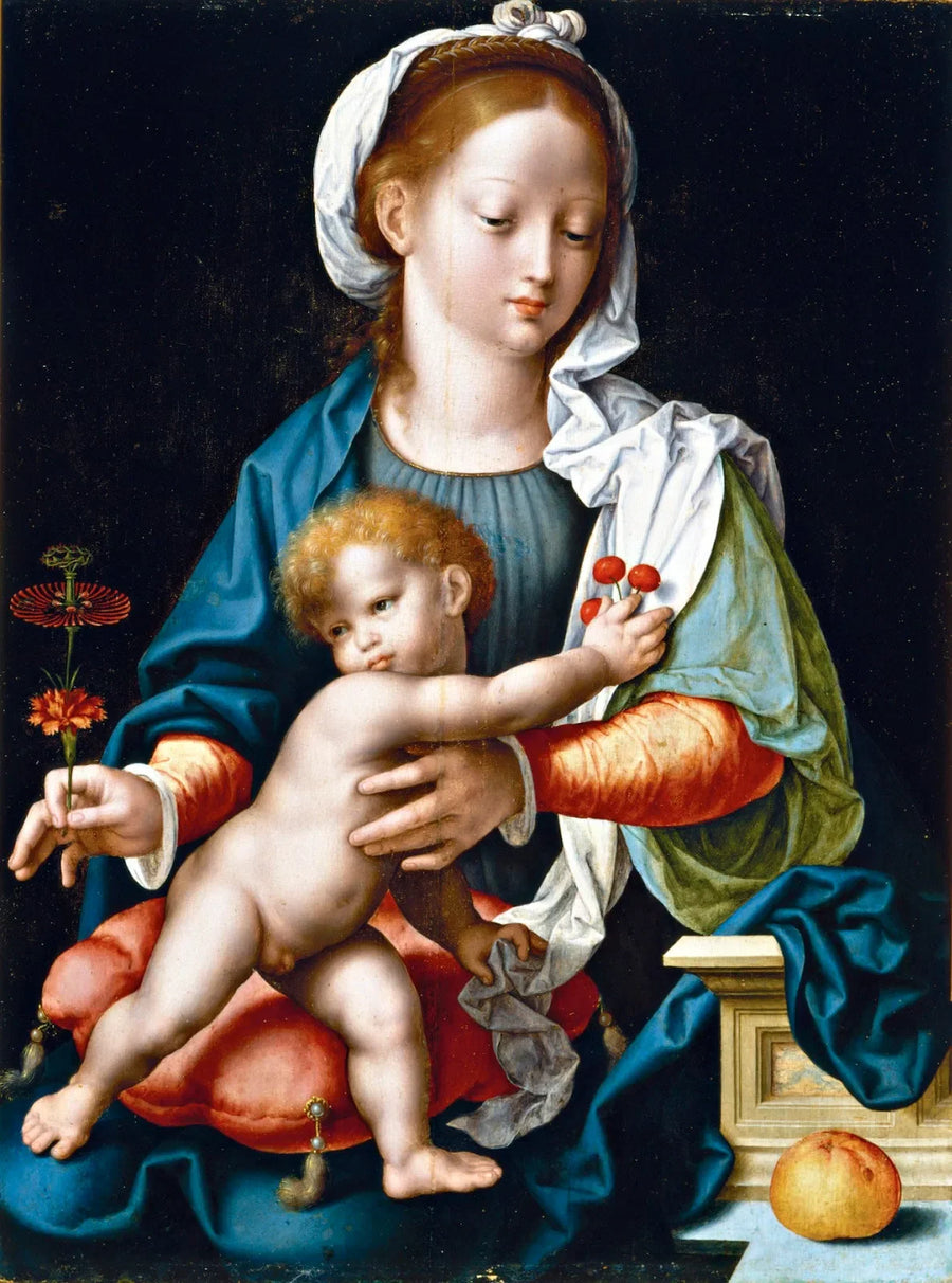 Дева Мария с Младенцем - Joos van Cleve