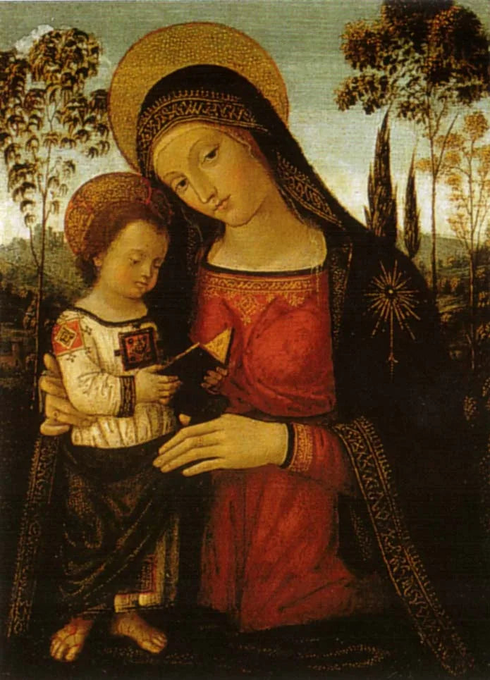 Дева Мария с Младенцем - Pinturicchio