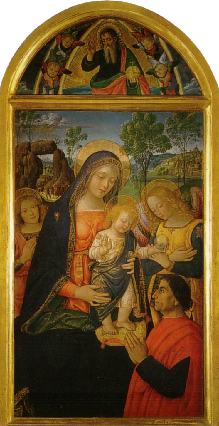 Дева Мария с Младенцем - Pinturicchio
