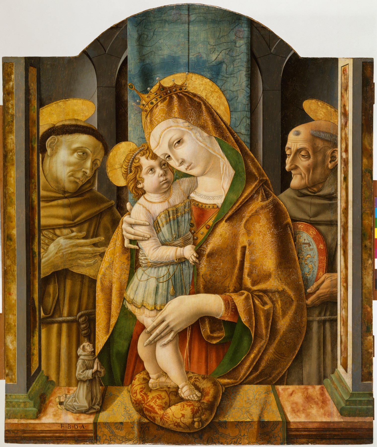 Vierge à l’Enfant avec des saints et un donateur - Carlo Crivelli - Alpha Reproduction