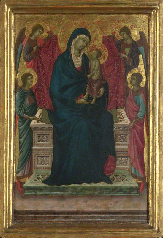 Vierge à l’Enfant avec quatre anges - Ugolino di Nerio - Alpha Reproduction