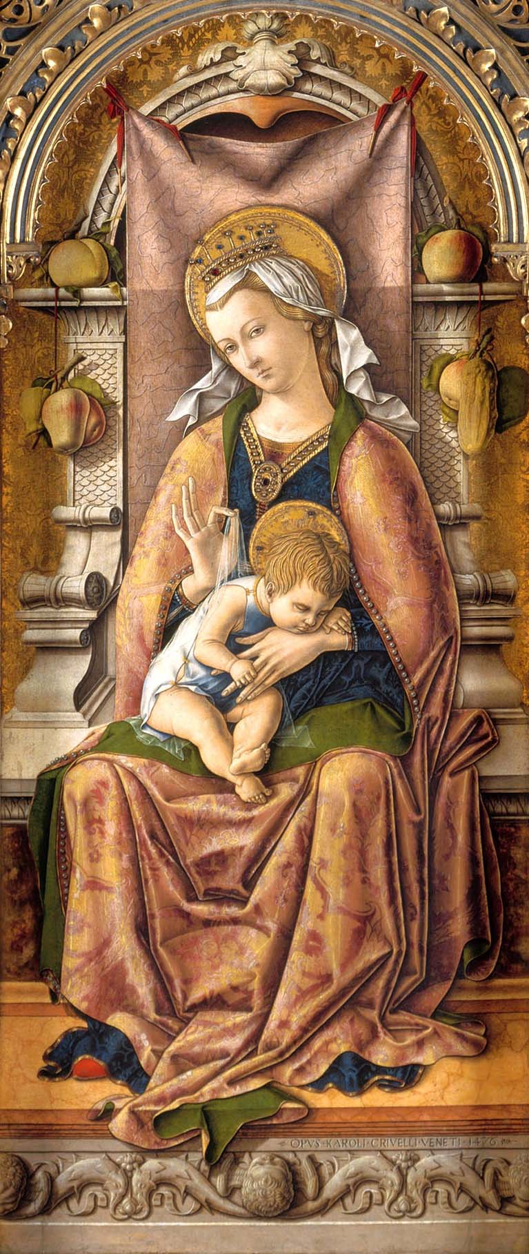 Vierge à l’Enfant - Carlo Crivelli - Alpha Reproduction