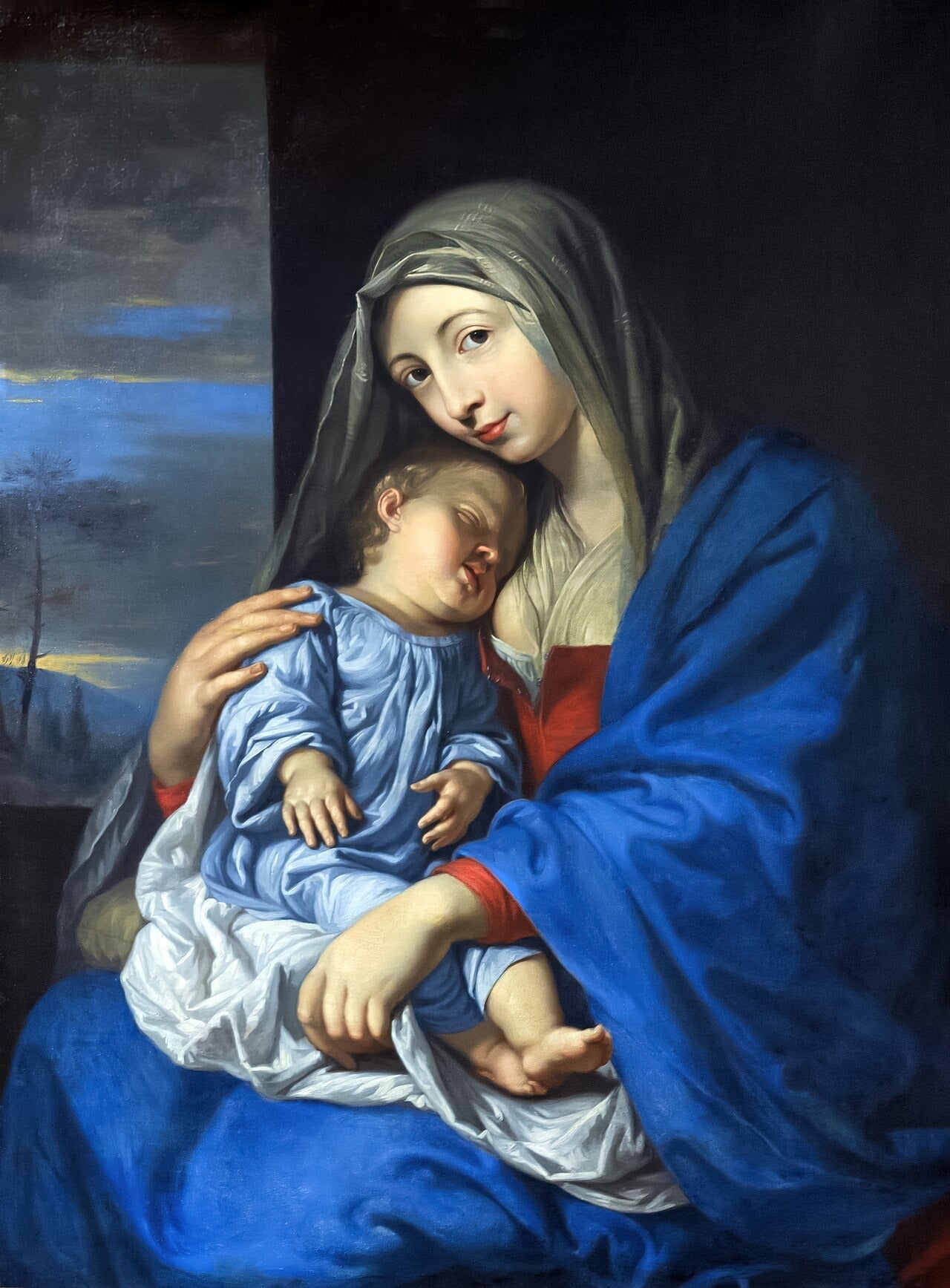 Vierge à l’Enfant endormi - Philippe de Champaigne - Alpha Reproduction