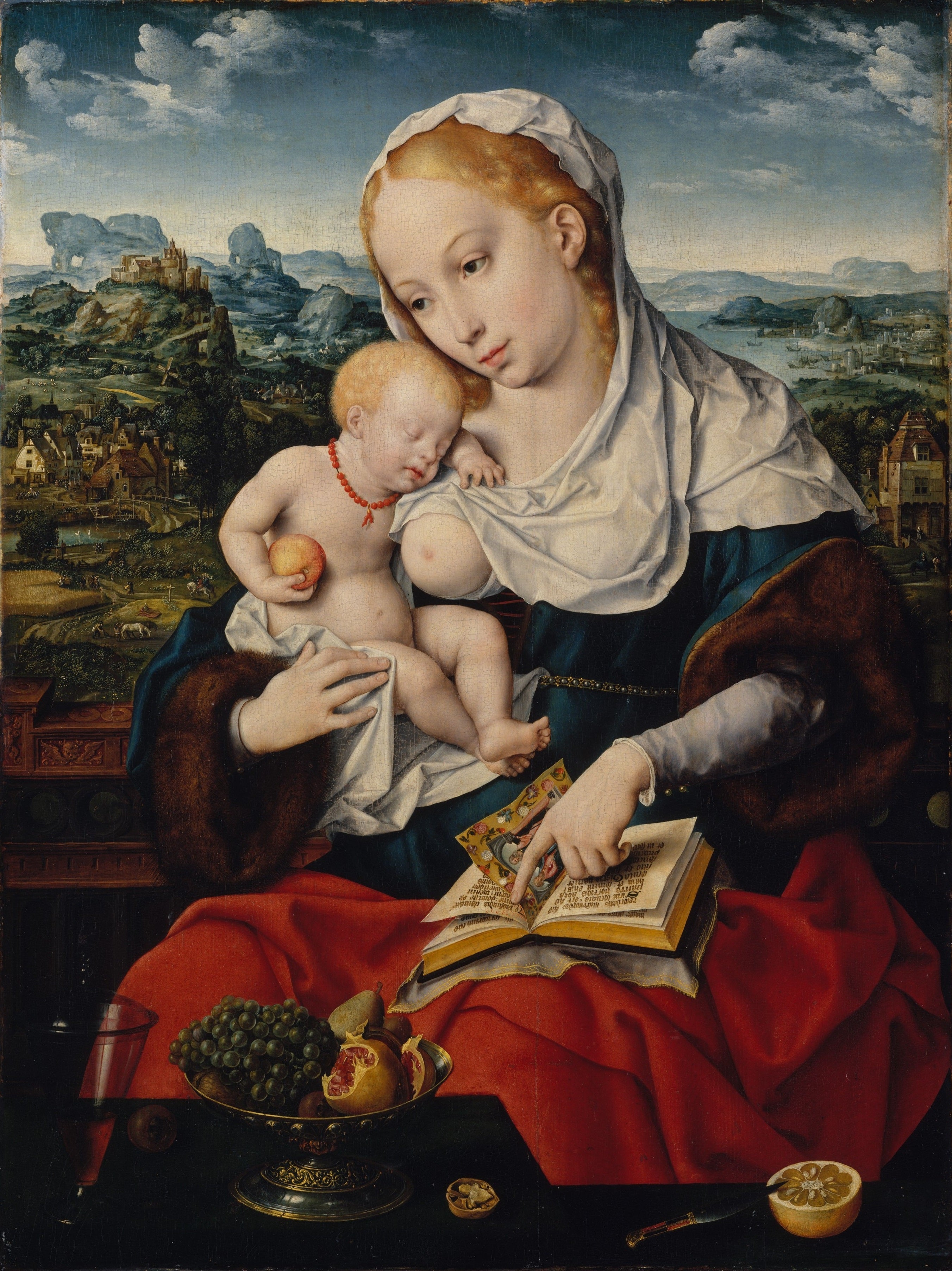 Vierge à l’Enfant. - Joos van Cleve - Alpha Reproduction