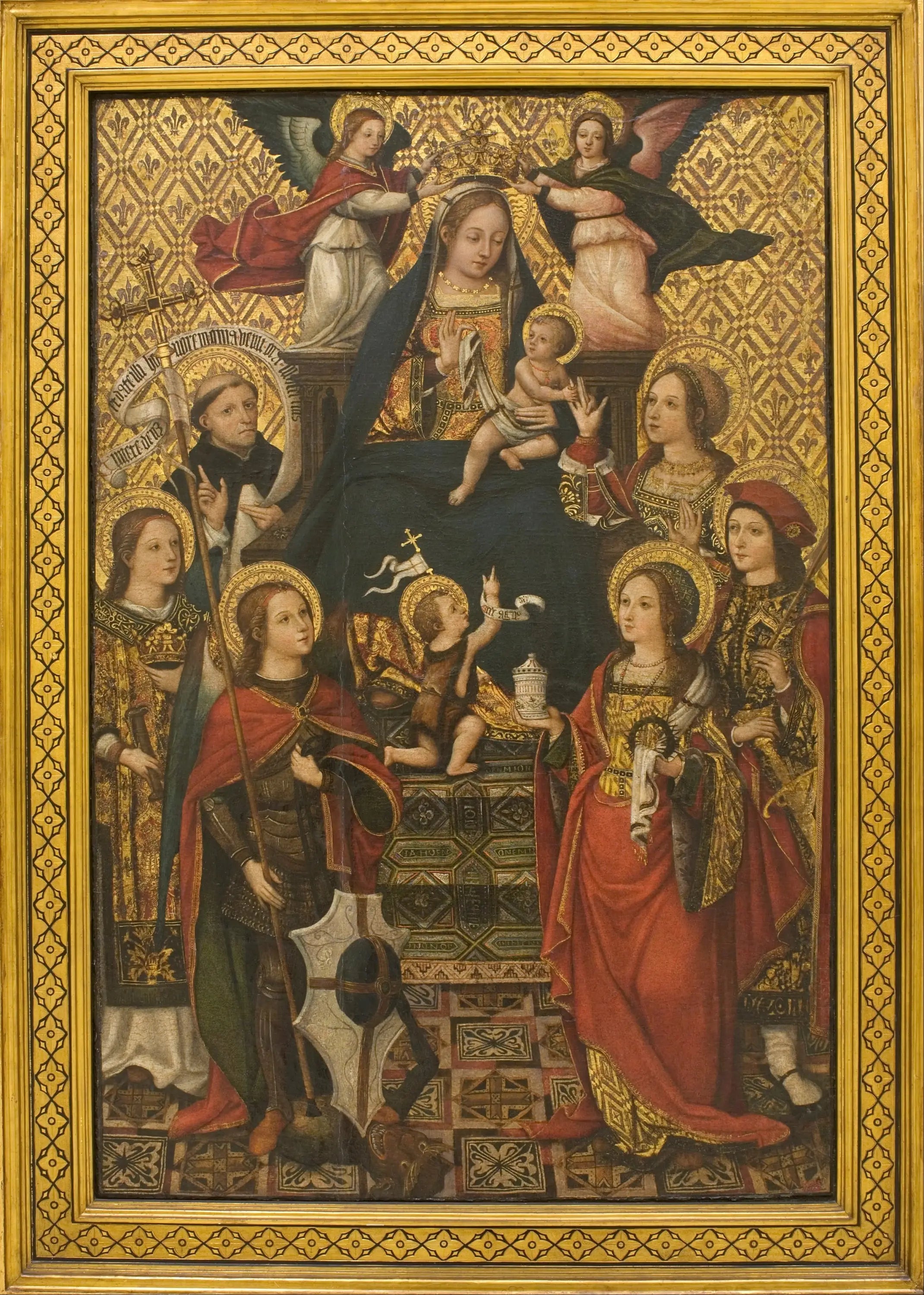 Vierge à l’Enfant Saints et Anges - Vicente Masip - Alpha Reproduction