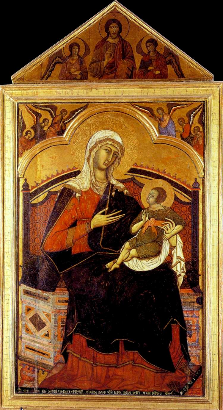 Vierge en majesté de San Domenico - Guido da Siena - Alpha Reproduction
