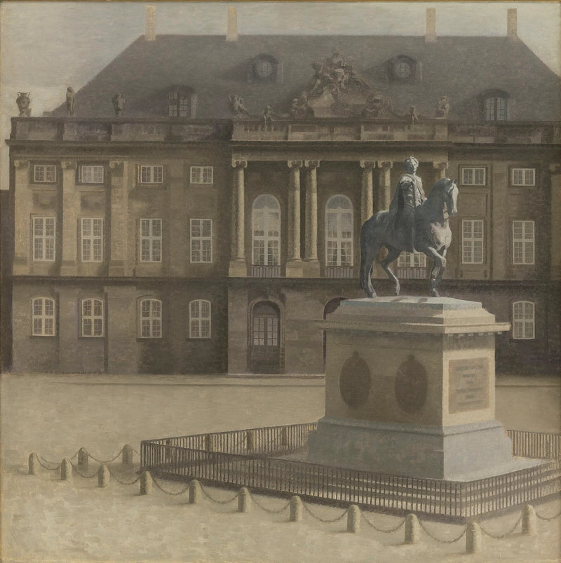Place Amalienborg - Vilhelm Hammershøi