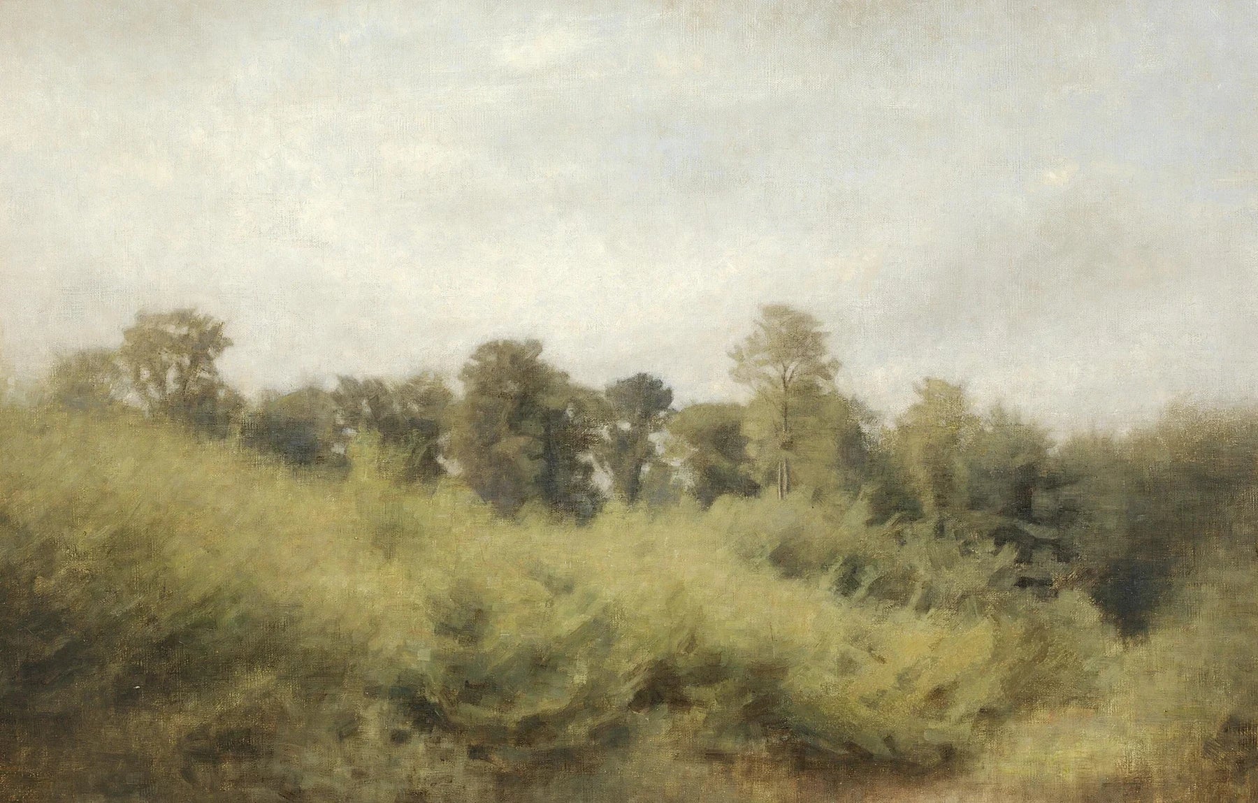 Jeune Bois à Trørød, peinture de Vilhelm Hammershøi