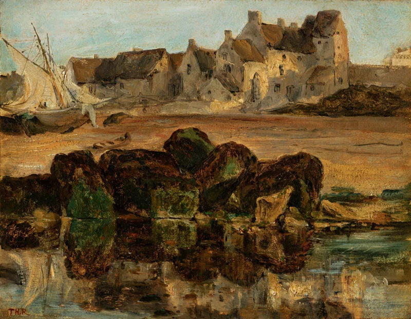 village de pêcheurs - Théodore Rousseau